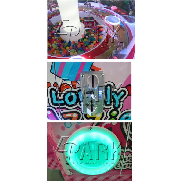 Sweet Design Four People Redemption Game Machine / Candy Crane Machine