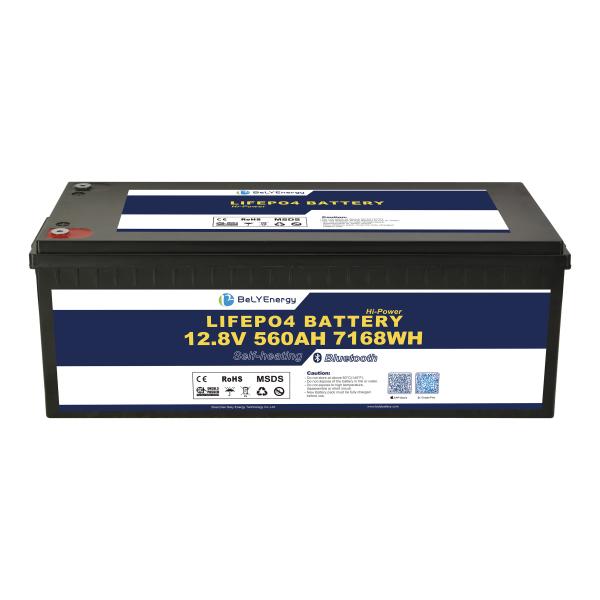 Bely Energy Li Ion Lithium 12V560AH LiFePO4 24 Volt Lithium Battery  for Off-Road RV Camper