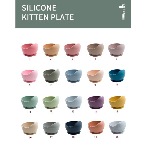 O bebê não tóxico do silicone da sução rola BPA livre para comer do bebê da criança