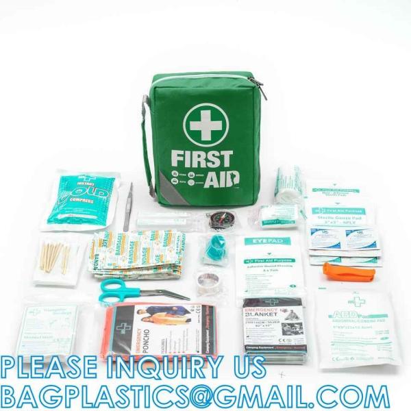 Medical Supplies Compact First Aid Bag Portable Survival Emergency Kids School Family Home First Aid Kit
