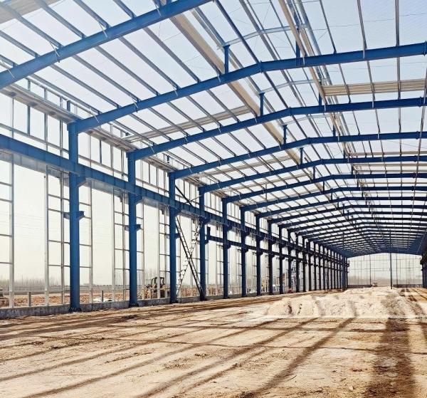 Portal Frame Prefabricated Steel Structure For Warehouses Workshops Schools