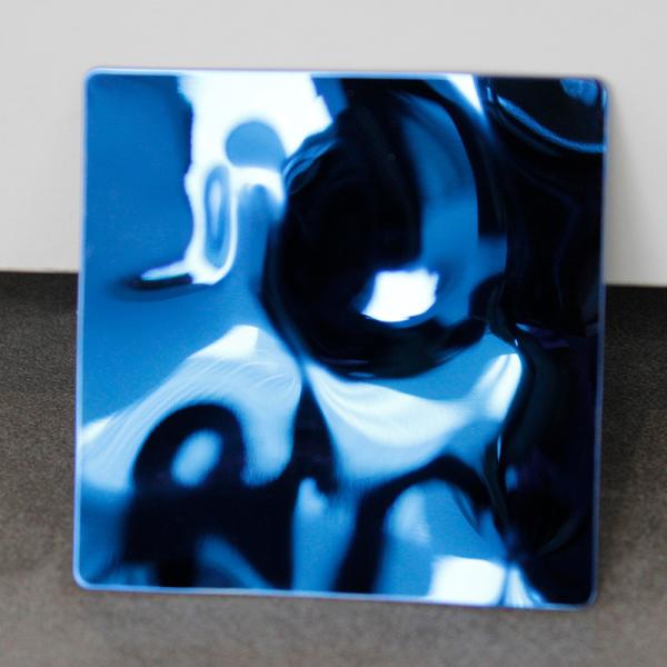Big wave pattern corrugated steel China Factory Price ASTM/AISI/SUS 304 316 blue Water Ripple Stainless Steel Stamping