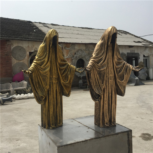 Death Azrael Halloween Fiberglass Outdoor Statues 80cm 120cm 150cm 180cm