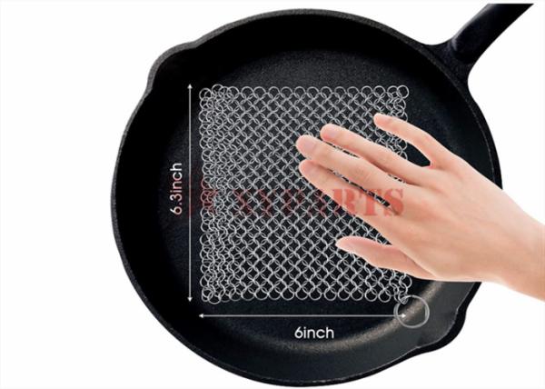 decoração interior de Ring Mesh Fabric As Divider For do aço carbono de ø2.0*20mm