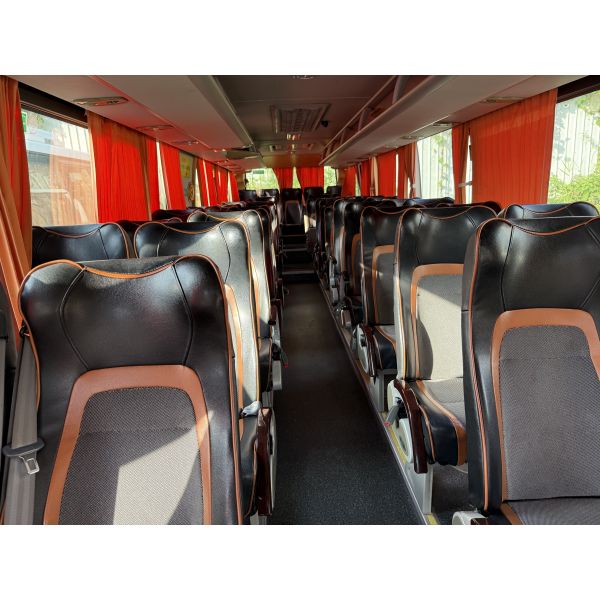 Used Diesel Kinglong Bus 50 Seater Luxury Leafspring Weichai Engine School Tour Commuter Coach