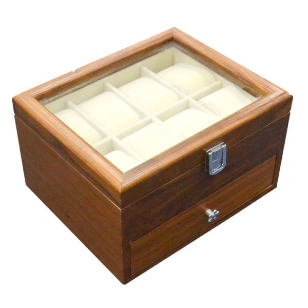 Customizable Multi-tier Wooden Jewellery Box with Ample Storage Capacity for  a Gift for Women.