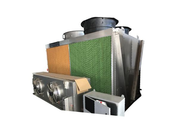 TurnKey Solution Hydrophilic Fin Copper Tubes Air Dry Crypto Mining Cooler