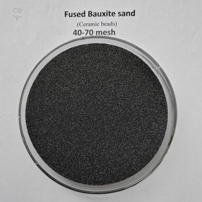 Lost wax casting sand fused bauxite sand ceramsite foundry sand beads AFS fused ceramic sand 40-70 mesh