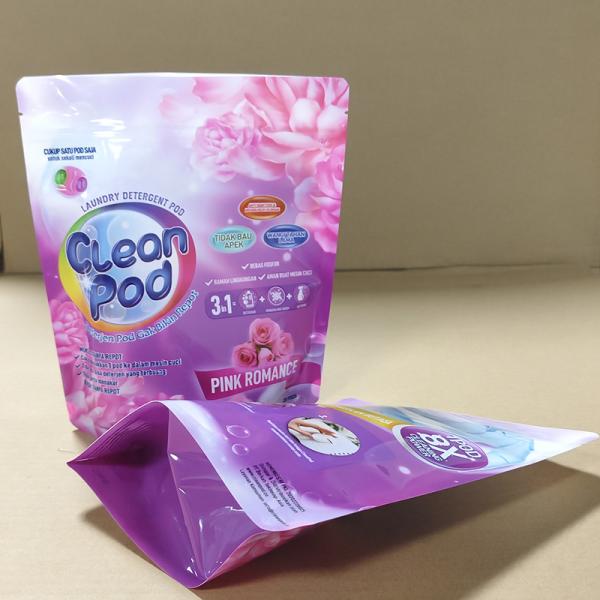 Waterproof Laundry Detergent Pods In Resealable Zipper Bag Durable Laminate Material Prevent Leakage And Moisture Customiazble