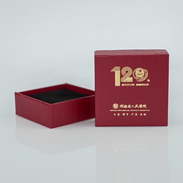 custom Special paper box velvet inner tray Rigid Cardboard Mini jewelry package Gift Box with logo