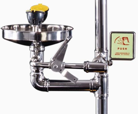 BH30-1012ZPW Station automatique de lavage des yeux 304 en acier inoxydable ANSI Z358.1