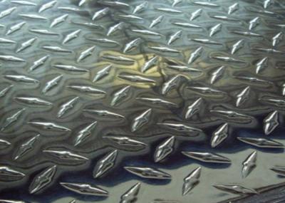 H112 Embossed Aluminum Checkered Plate , Polished Aluminum Pattern Sheet