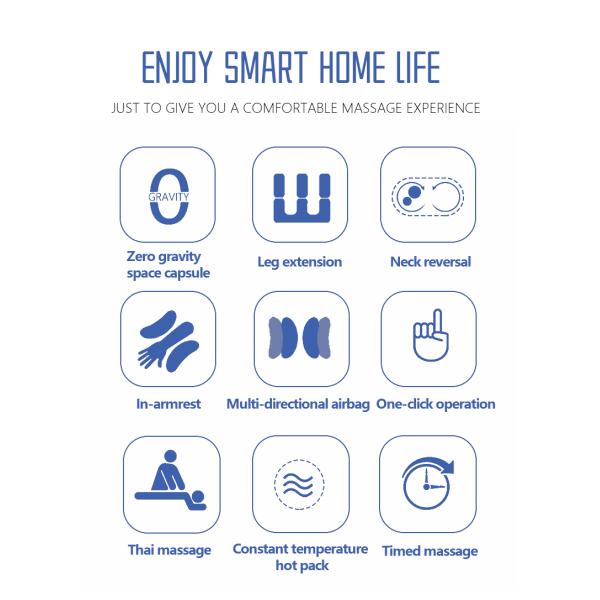 Reclining Full Body Shiatsu 3D Massage Chairs Woven PU Manual OEM