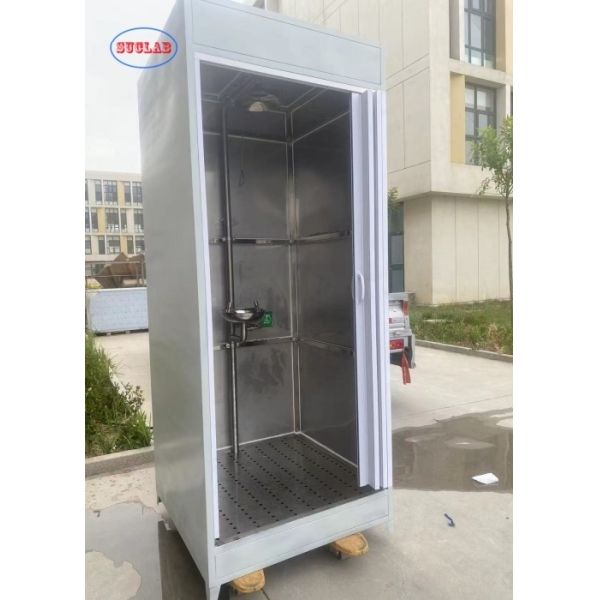 Outdoor Safety Shower LLC Wall-mounted and ANSI Z358.1-2014 Certified for Customer Requirements
