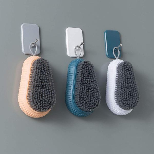 Soft Bristle Cleaning Brush For Clothes Underwear Shoes Scrubbing Brush Easy Grip