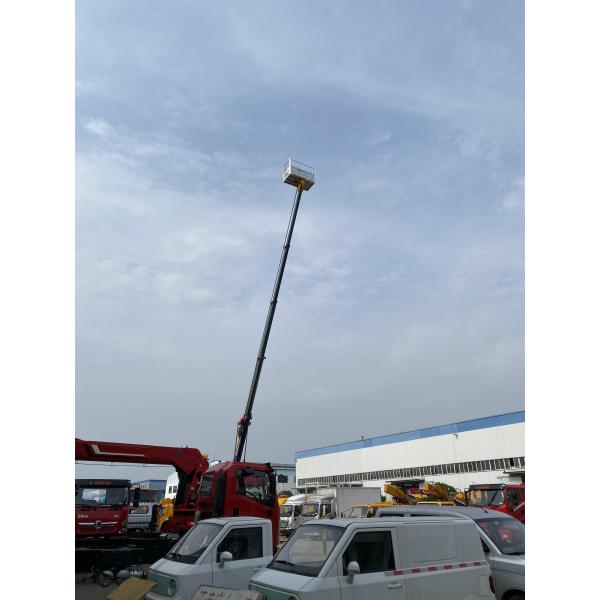 Chine 38m camion élévateur aérien fabriqué par usine plateforme de travail télescopique véhicules aériens