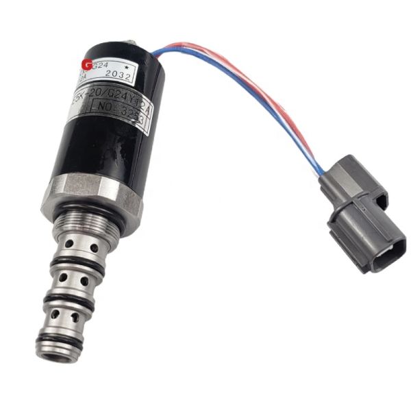 JUYULONG SK200-2-5 G24Y12A Excavator Parts Rotary Motor Pump Brake Solenoid Valve YN35V00005F2 China