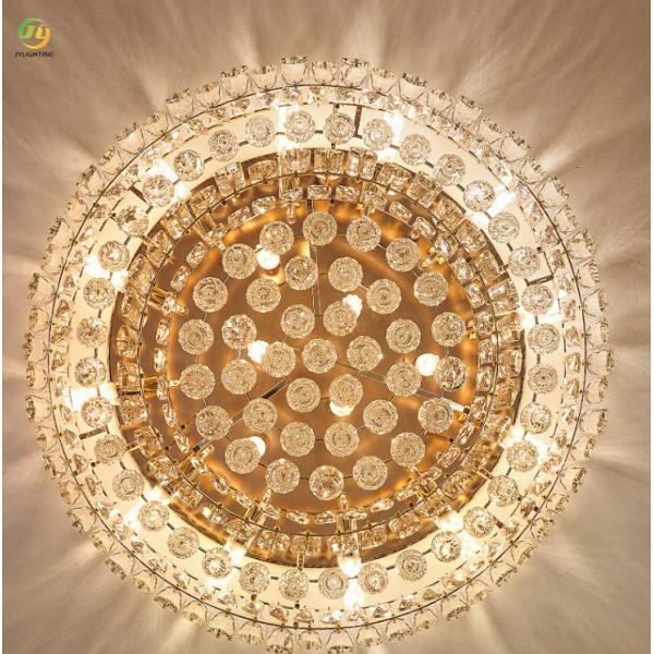 JYLIGHTING Light Luxury Crystal Lamp Living Room Ceiling Lamp Modern Simple Atmosphere Luxury Restaurant Master Bedroom Lamp