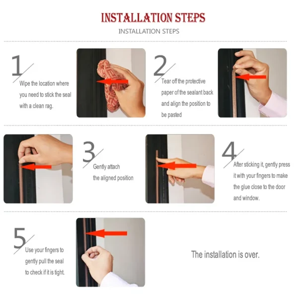 Wholesale Self-Adhesive EPDM Poem Rubber Weatherstrip D E P I Shape Door Window Weather Strip