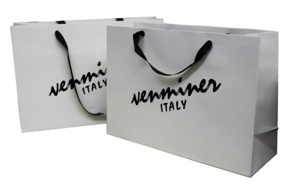 Customized Jrep 250g Paper Carrier Bag, Personalised Shopping Bags With Logo Stampled