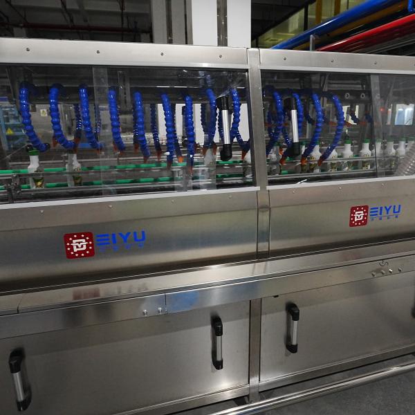 Clip On PET Glass Bottle Washing Cleaner Machine Rinser 3kW