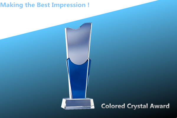 coloured crystal award/crystal tower award/crystal 3D/3D crystal award/3d LASER crystal