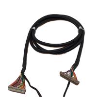 300V Rated LVDS Connector Copper Conductor Cable Assembly for Speed Data Transfer