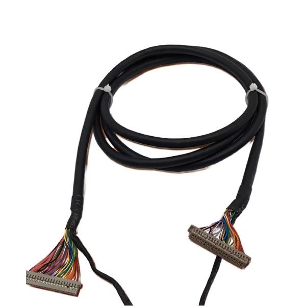 LVDS Connector Type Cable Assembly Certified ROHS Wire Harness for OEM/ODM Projects