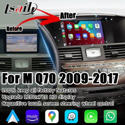 Elevação sem fio do tela táctil de Infiniti M35 M25 Q70 Q70L Carplay Android auto HD