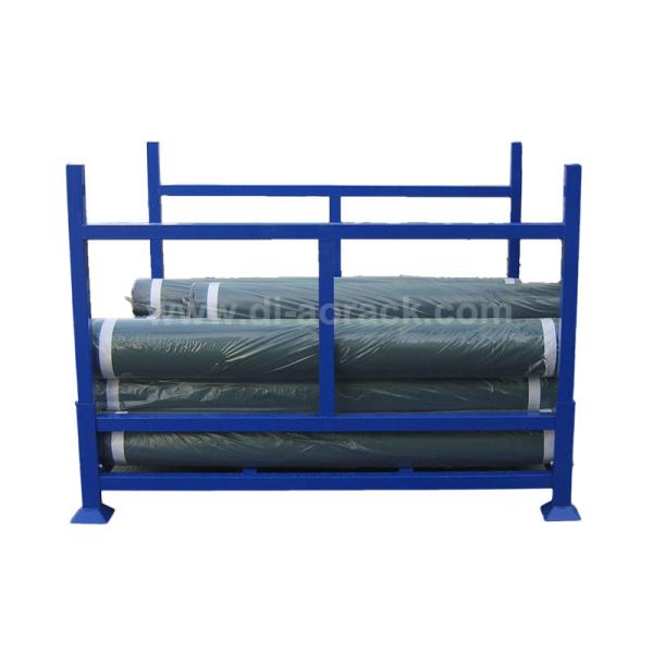 Industrial Powder Coating Equipment Storage Steel Cubic Pallet Stacking Frame