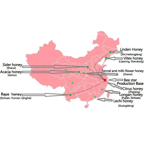Новое прибытие натуральный пчелиный мед женьшень мед крема ложка мед для еды