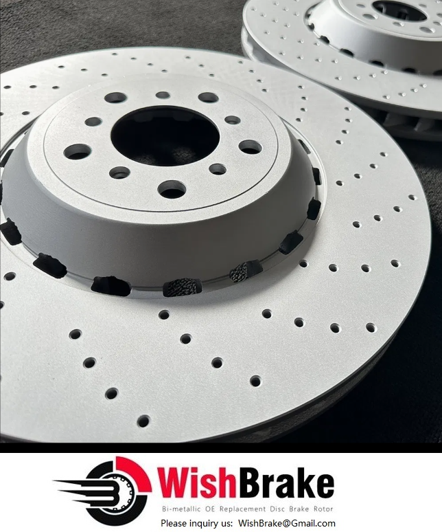 Wholesale Auto Brake Disc Slotted And Drilled For Seat Skoda BMW Serie 3 Premium