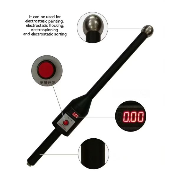 High Density High Voltage Tester and Probe for Paint Spraying Powder Coating