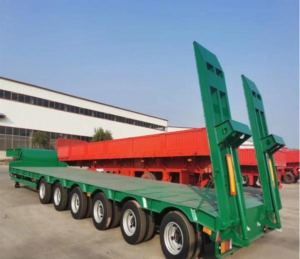 Heavy Duty Thickened Beam 40 Foot Container Flatbed Semi Trailer Widened Plate 16.5 Meters Low Flatbed Trailer