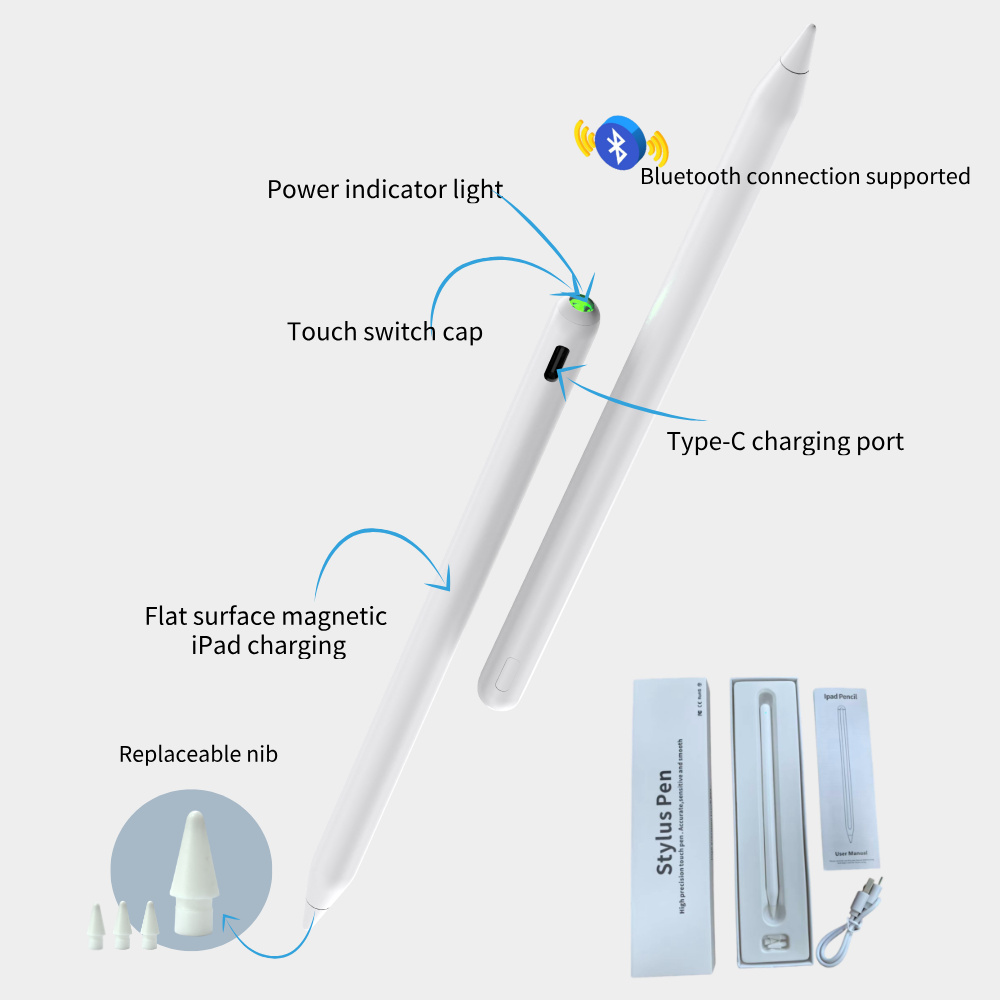 Support Magnetic Charging Tablet Stylus Pen High Sensitive Original iPad Pen Tip Stylus Pen for ipad
