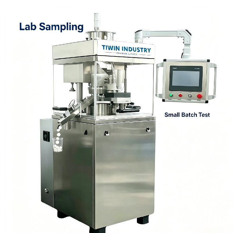 TEU-H17 Multi-Purpose Tablet Press Machine 17 Stations 75000 Tablets/Hour for Nutraceutical Food Chemical Applications