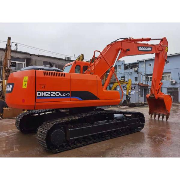 Doosan DH220 DH225 DH215 использовало экскаватор Crawler с ведром