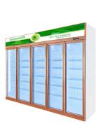 Geladeira de porta dupla de grande capacidade R134a para aparelhos comerciais