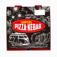 Emballage alimentaire Carton de 14 pouces Boîtes de pizza Emballage individuel Mat lamination