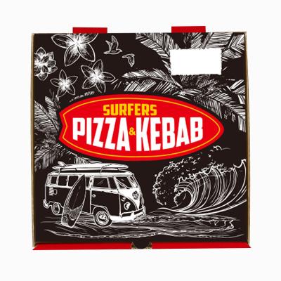 Emballage alimentaire Carton de 14 pouces Boîtes de pizza Emballage individuel Mat lamination