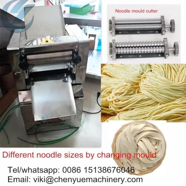 Нержавеющая сталь Noodle Maker Машина резки регулируемая толщина тесто свежая макароны для кухонного инструмента