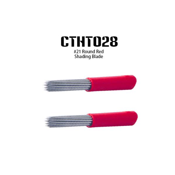 Stainless Steel #21 Tattooing Needles 23 Mm Length 4 Mm Wide ISO 9002