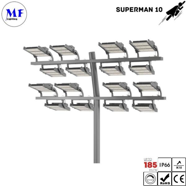 IP66 Iluminação de estádio de mastro alto Luz de inundação LED Luz de inundação LED Para playgound Esportes Futebol Futebol Campo de futebol 400W-1200W