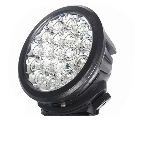 7 Inch Round Outdoor LED Flood Lights 8100LM High Lumen 90w Super Bright