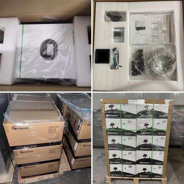Growatt MAX 60KTL3 LV 7 MPPT 3 Phase Growatt on Grid Inverter Growatt 60kw Solar Inverter for Industry