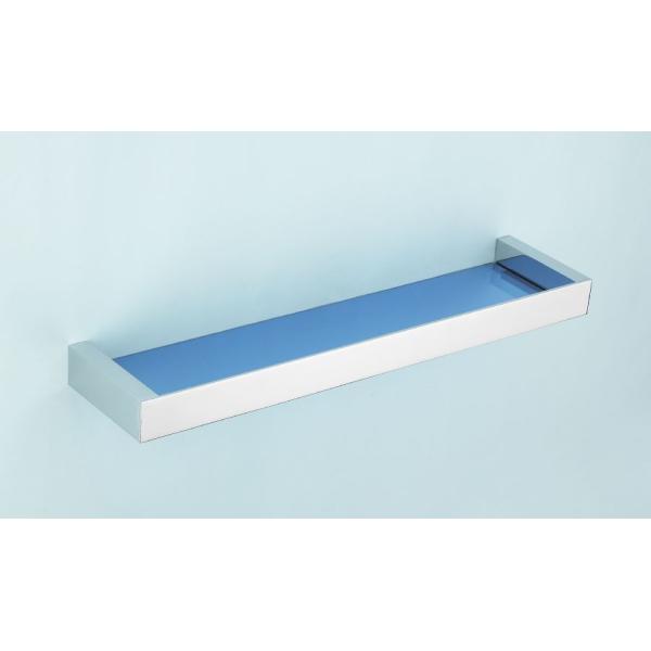 Glass shelf 89110,540mm-Square &Brass,toughened&frosted glass&Chrome color &Bathroom Accessory&fitting&Sanitary Hardware