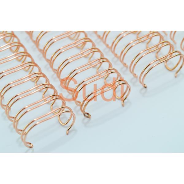 Гальванизировать розовое бандажная проволока петли золота 1/2» двойная