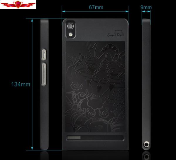New Arrival HUAWEI ASCEND P6 Stainless Steel Cover Cases Accurate Holes Durable Four Types