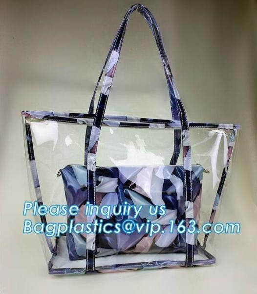 Recycle Shopping Bags Leather Felt Pu Glitter Clear Pvc Canvas Travel Makeup Toiletry