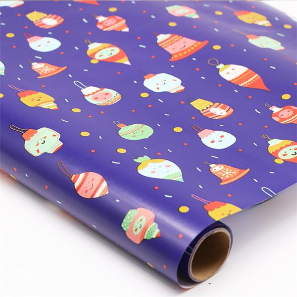 60g 500*700MM Holiday Gift Wrapping Paper Customized Color